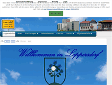 Tablet Screenshot of leppersdorf.de
